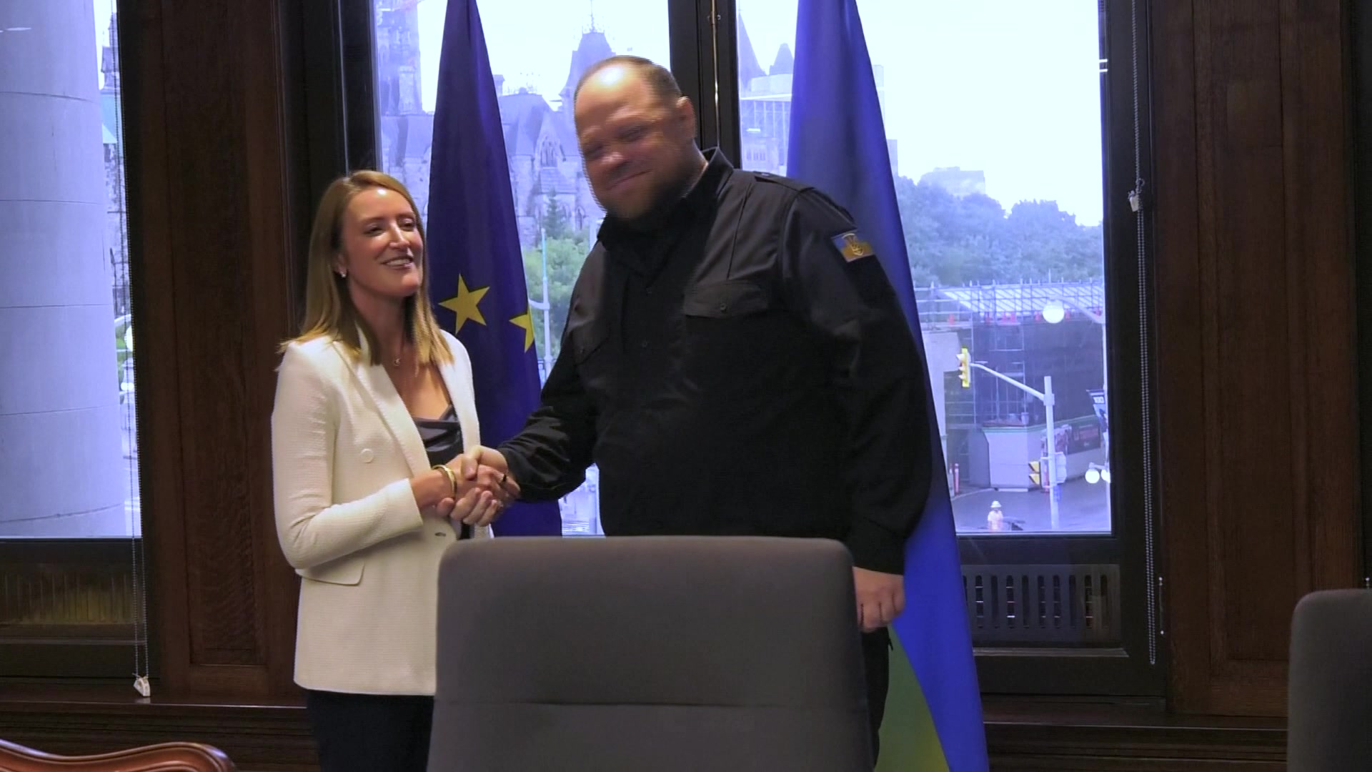 Official visit by Roberta METSOLA, EP President, to Ottawa (Canada) - G7 Speakers' meeting: meeting with Ruslan STEFANCHUK, Speaker of the Ukrainian Parliament (Verkhovna Rada)
